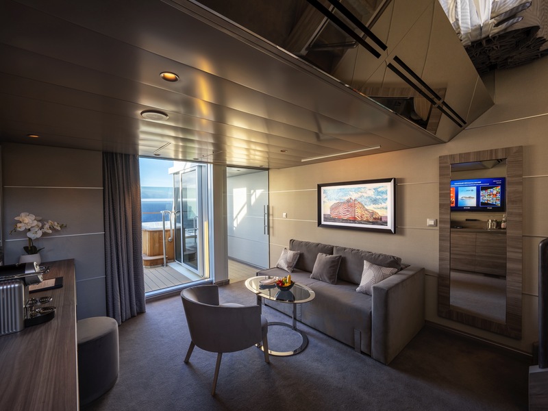 MSC Yacht Club Duplex Suite with Whirlpool Bath